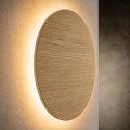 Wandleuchte LUNA 4×G9/8W/230V, Ø 40 cm, Eiche
