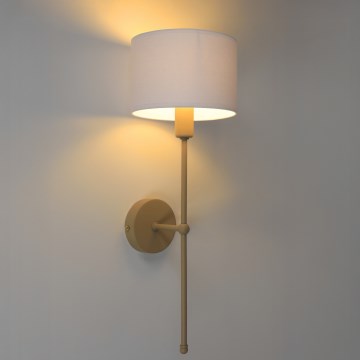 Wandleuchte MADELA 1xE14/40W/230V weiß/beige