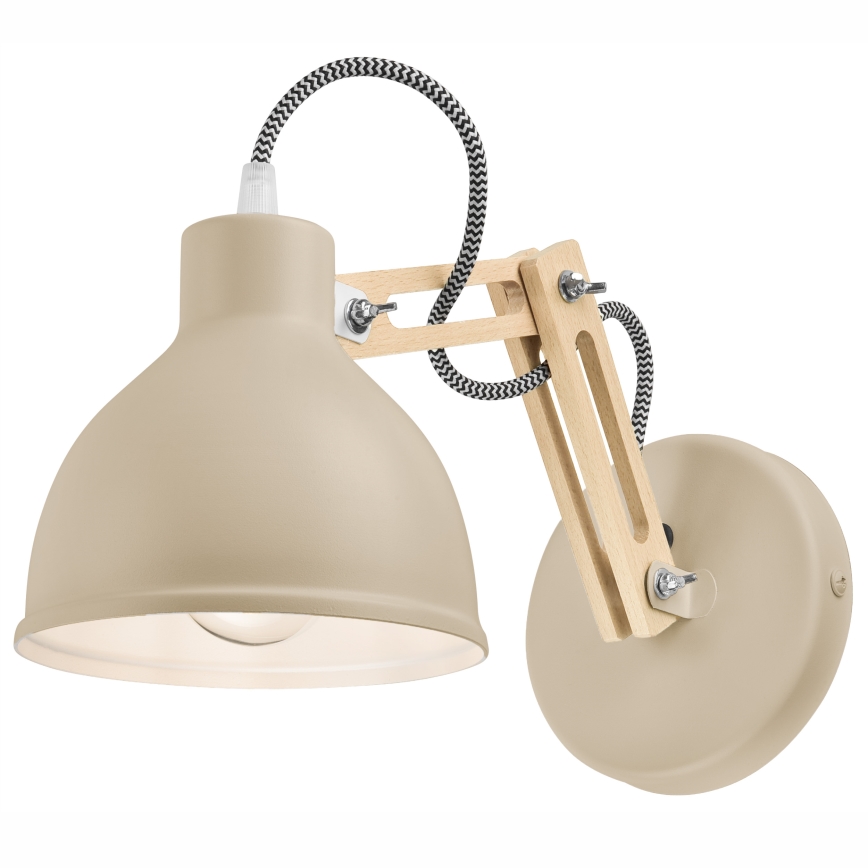 Wandleuchte MARCELLO 1xE27/15W/230V beige