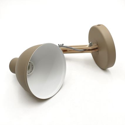 Wandleuchte MARCELLO 1xE27/15W/230V beige