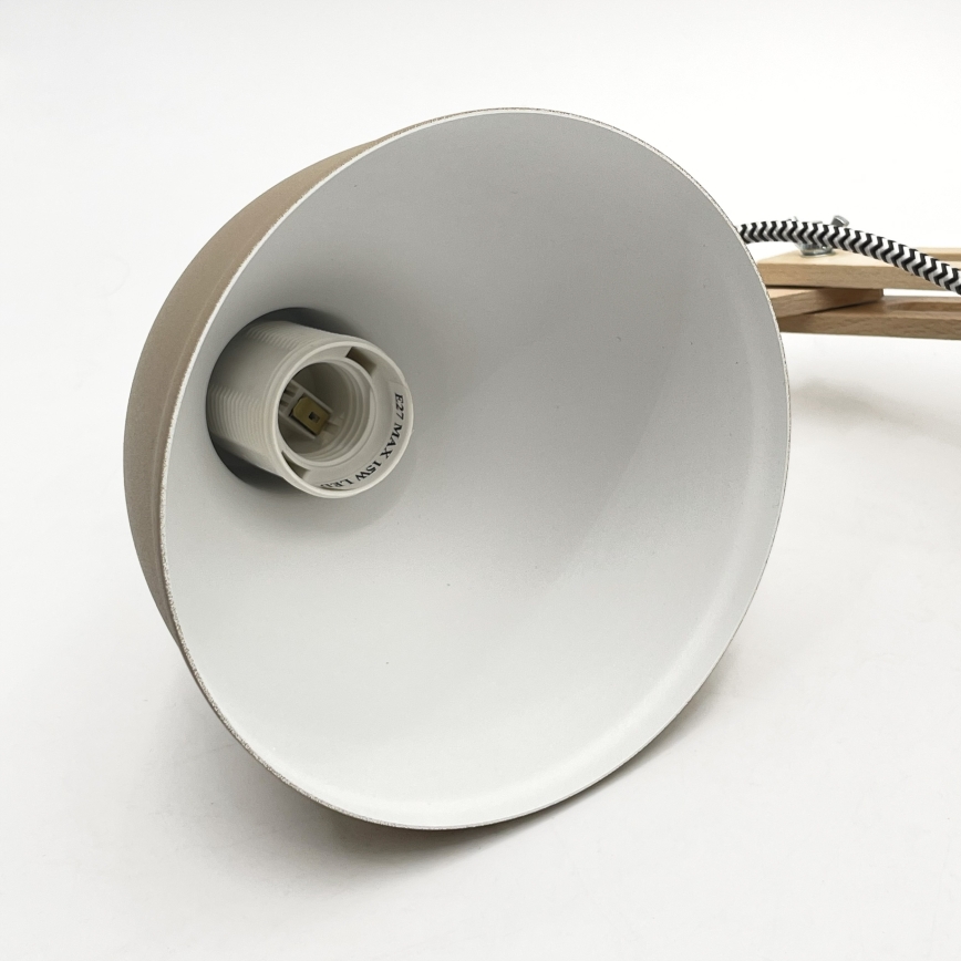 Wandleuchte MARCELLO 1xE27/15W/230V beige