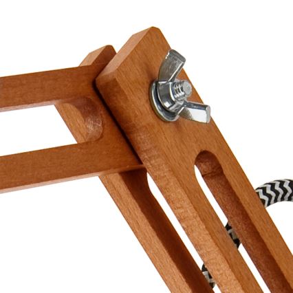 Wandleuchte MARCELLO 1xE27/60W/230V Buche