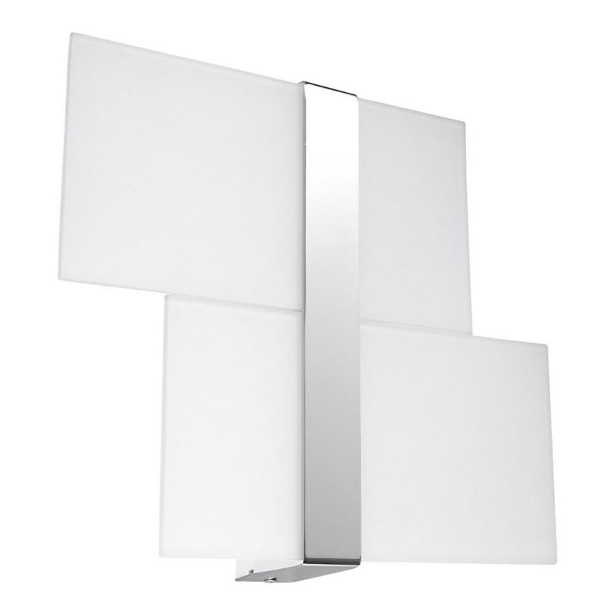 Wandleuchte MASSIMO 2xG9/40W/230V weiß/glänzendes Chrom