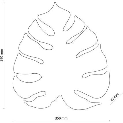 Wandleuchte MONSTERA 3xG9/6W/230V schwarz