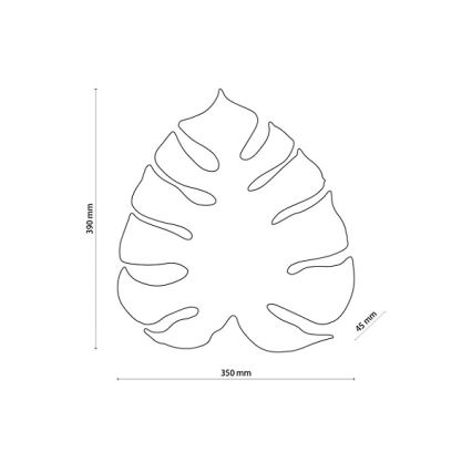 Wandleuchte MONSTERA 4xG9/6W/230V gold
