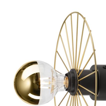 Wandleuchte MONTANA 1xE27/15W/230V d 30 cm golden