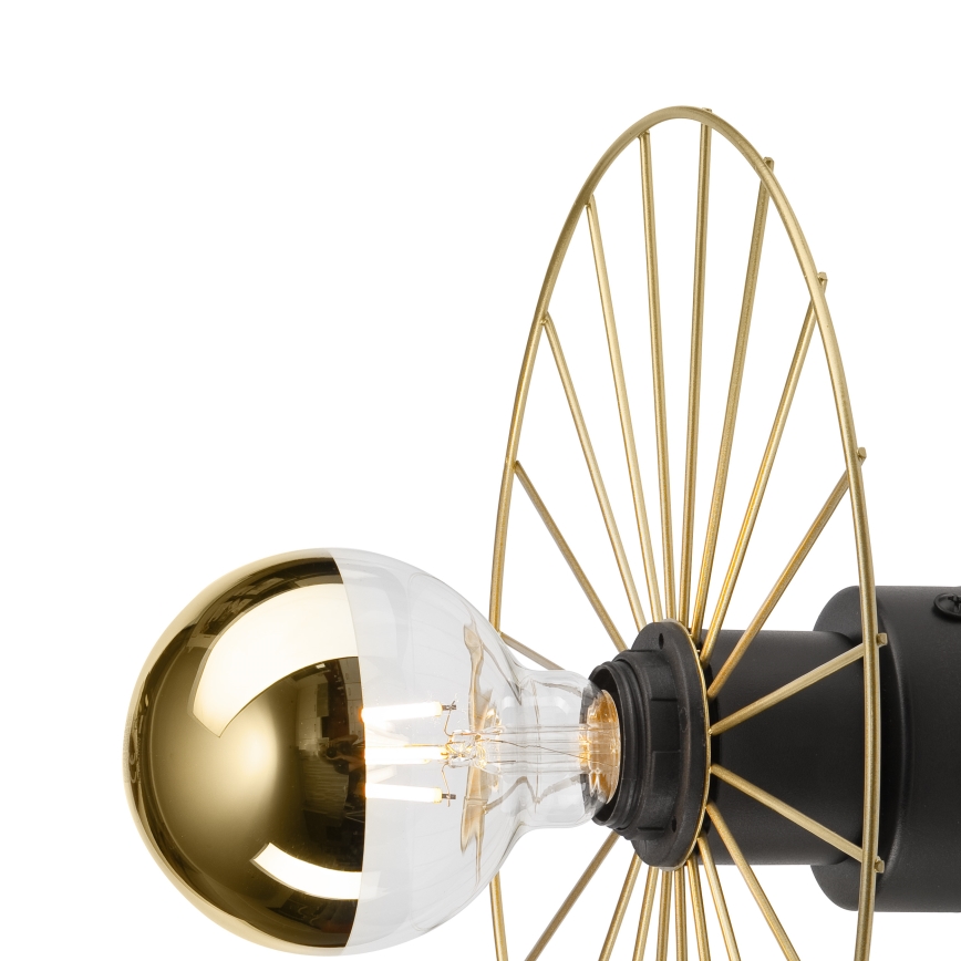 Wandleuchte MONTANA 1xE27/15W/230V d 30 cm golden