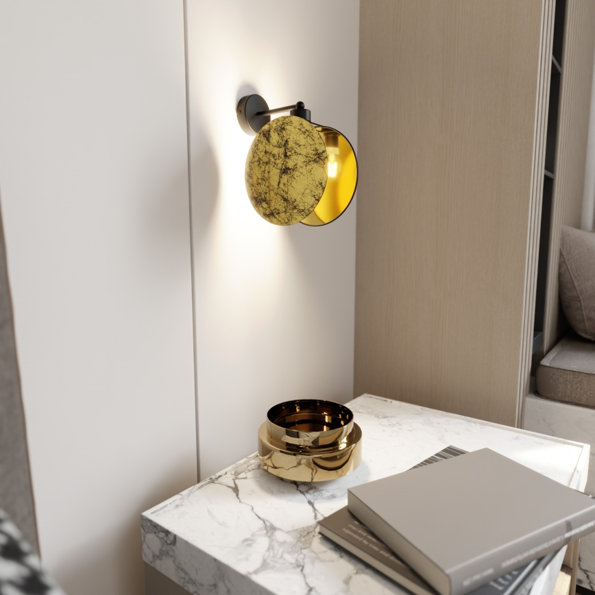 Wandleuchte MOTIF 1xE27/15W/230V golden