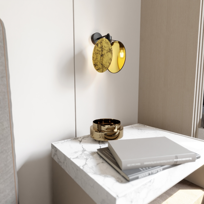 Wandleuchte MOTIF 1xE27/15W/230V golden