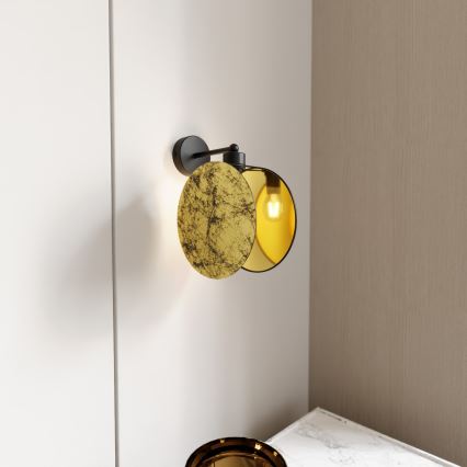 Wandleuchte MOTIF 1xE27/15W/230V golden