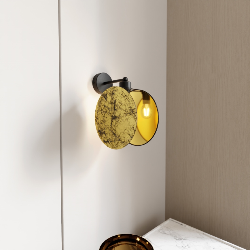 Wandleuchte MOTIF 1xE27/15W/230V golden
