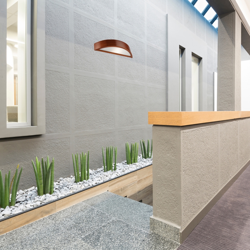 Wandleuchte NATURAL 1xE27/60W/230V Kiefer/Braun