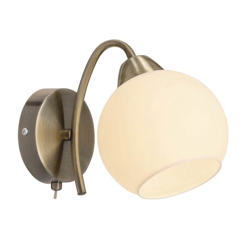 Wandleuchte NESTOR 1xE27/40W/230V Messing