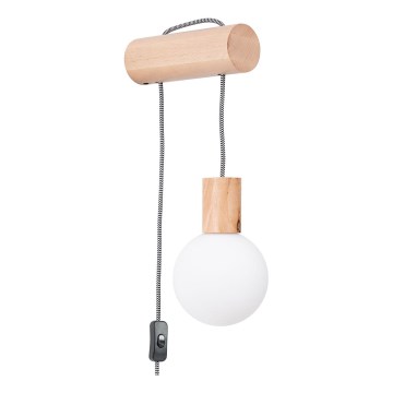 Wandleuchte NIBMI 1xG9/8W/230V Buche