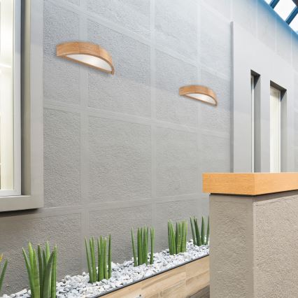 Wandleuchte OAK 1xE27/60W/230V Eiche