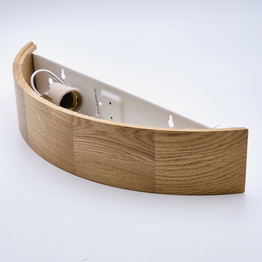 Wandleuchte OAK 1xE27/60W/230V Eiche