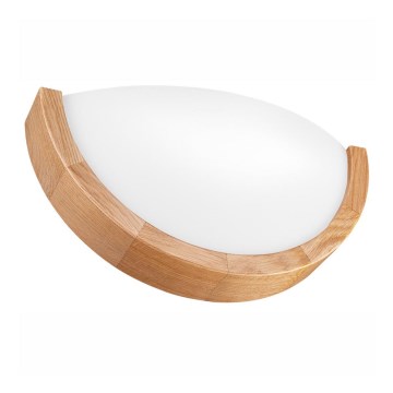 Wandleuchte OAK SLIM 1xE27/60W/230V Eiche