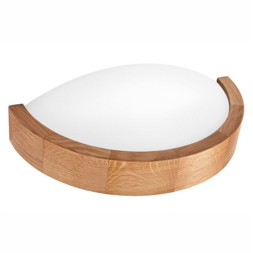 Wandleuchte OAK SLIM 1xE27/60W/230V Eiche