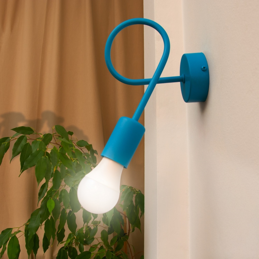 Wandleuchte OXFORD 1xE27/15W/230V blau