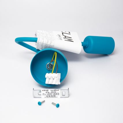 Wandleuchte OXFORD 1xE27/15W/230V blau