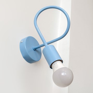 Wandleuchte OXFORD 1xE27/15W/230V blau