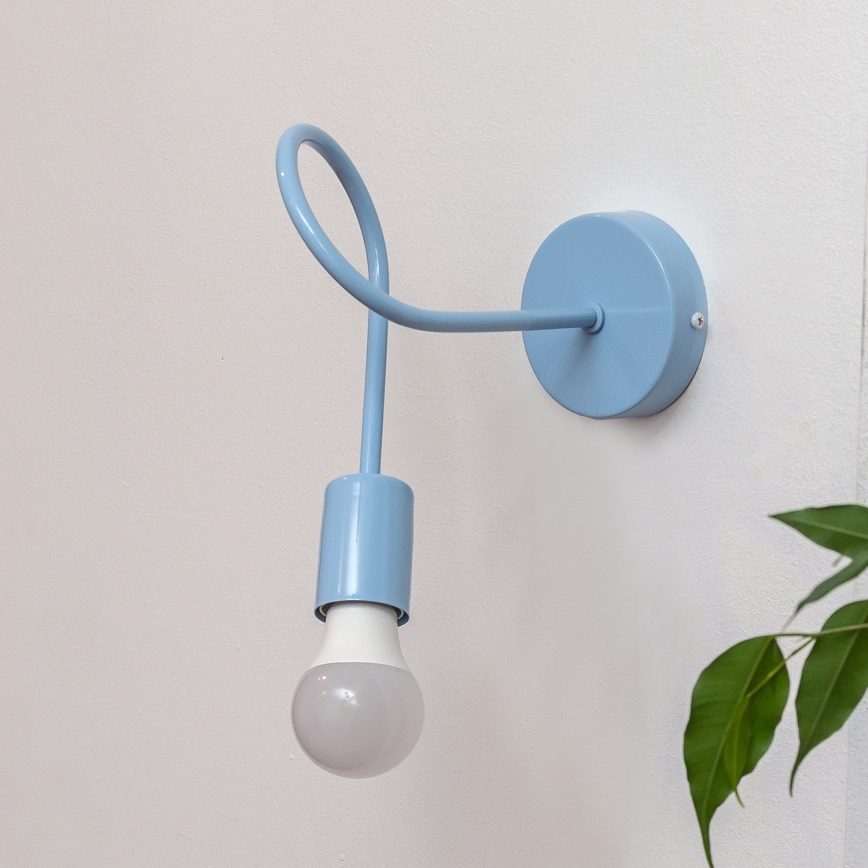 Wandleuchte OXFORD 1xE27/15W/230V blau