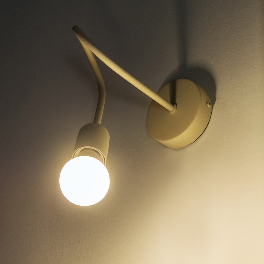 Wandleuchte OXFORD 1xE27/15W/230V cremefarben