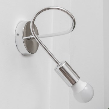 Wandleuchte OXFORD 1xE27/15W/230V, glänzender Chrom