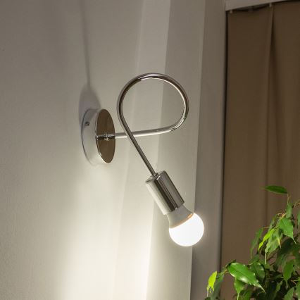 Wandleuchte OXFORD 1xE27/15W/230V, glänzender Chrom