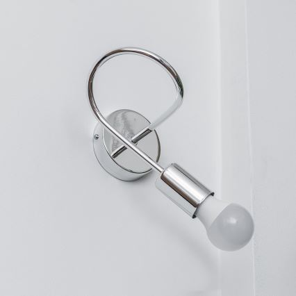 Wandleuchte OXFORD 1xE27/15W/230V, glänzender Chrom