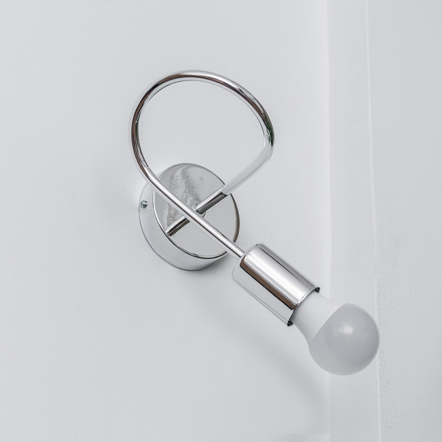 Wandleuchte OXFORD 1xE27/15W/230V, glänzender Chrom