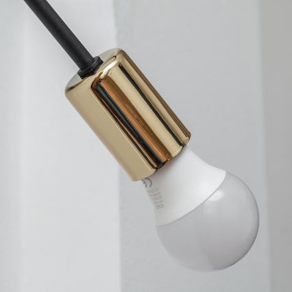 Wandleuchte OXFORD 1xE27/15W/230V gold/schwarz