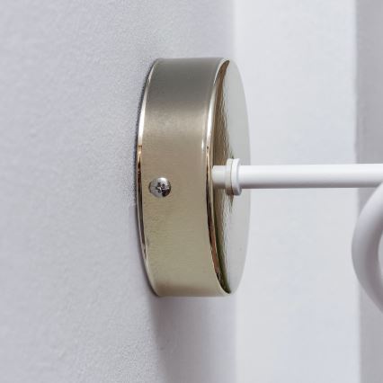 Wandleuchte OXFORD 1xE27/15W/230V gold/weiß