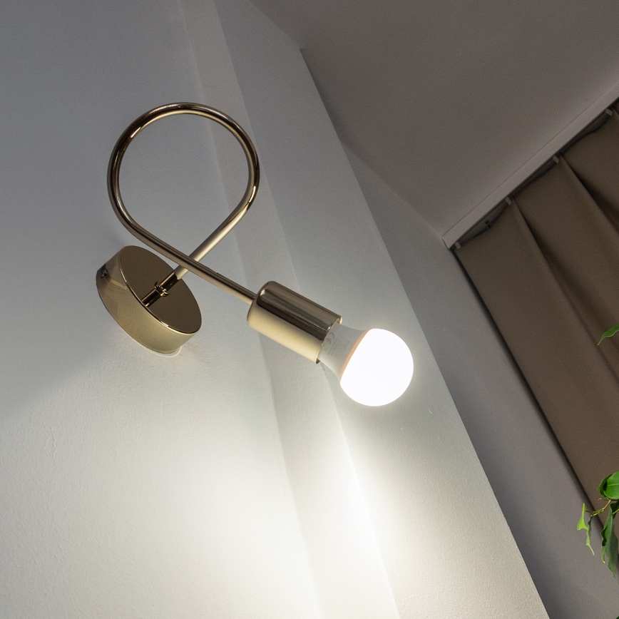 Wandleuchte OXFORD 1xE27/15W/230V goldfarben