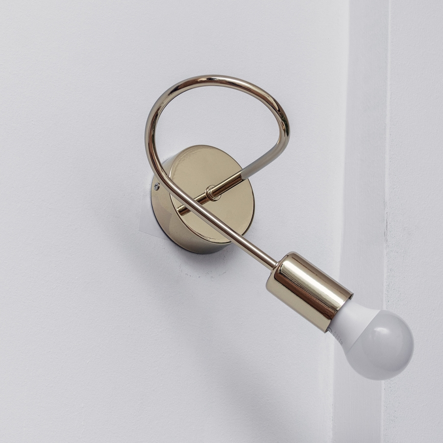 Wandleuchte OXFORD 1xE27/15W/230V goldfarben