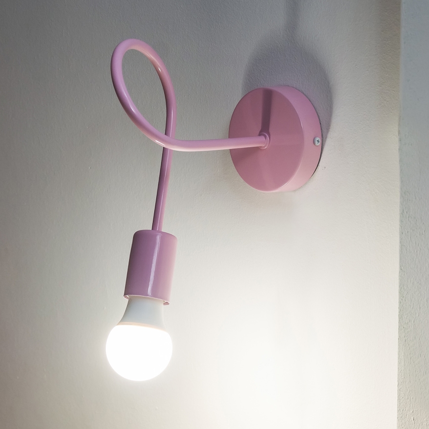 Wandleuchte OXFORD 1xE27/15W/230V rosa