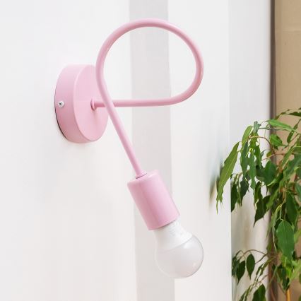 Wandleuchte OXFORD 1xE27/15W/230V rosa