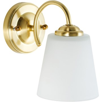 Wandleuchte PAFOS 1xE27/15W/230V goldfarben