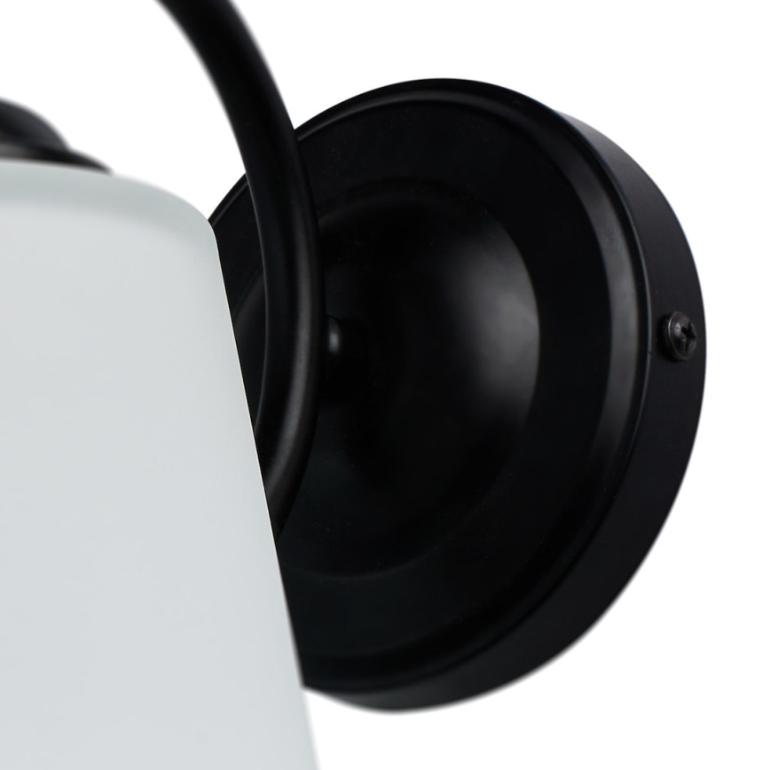 Wandleuchte PAFOS 1xE27/15W/230V schwarz