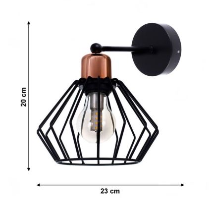 Wandleuchte PORTO 1xE27/40W/230V