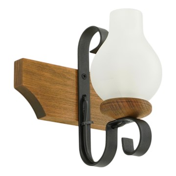 Wandleuchte QUEEN 1xE14/40W/230V Buche