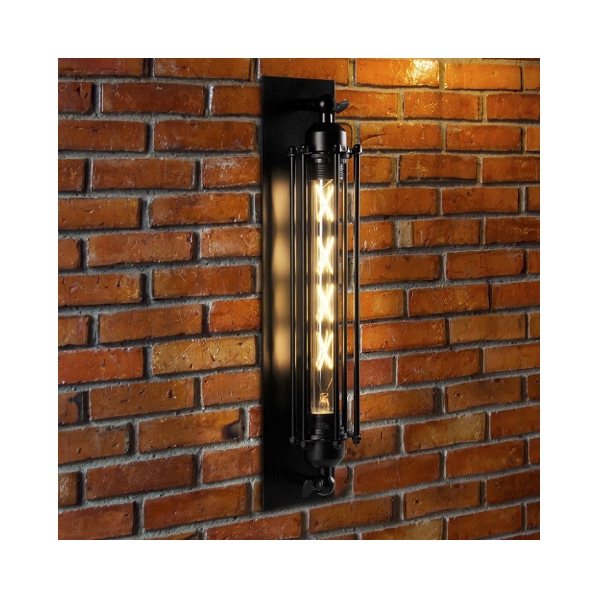 Wandleuchte RETRO 1xE27/20W/230V schwarz