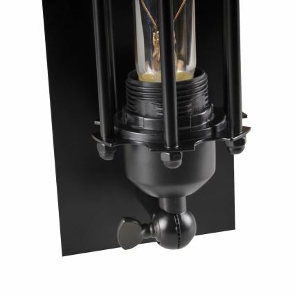 Wandleuchte RETRO 1xE27/20W/230V schwarz
