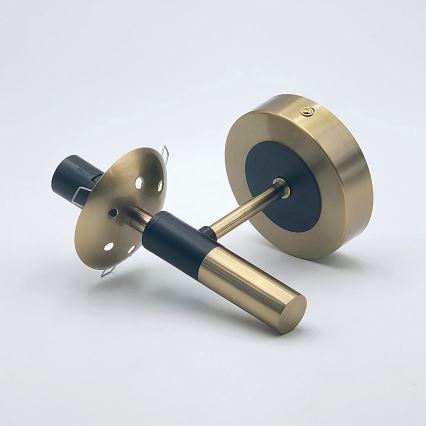 Wandleuchte ROLLO 1xE14/5W/230V golden/rauchig beige