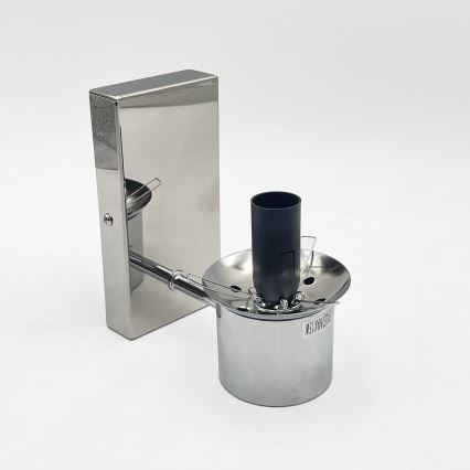 Wandleuchte SFERIO 1xE14/5W/230V glänzender Chrom/klares Glas