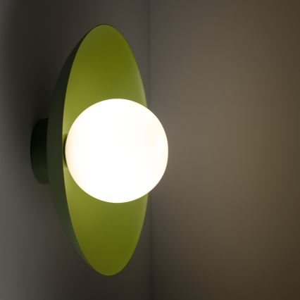Wandleuchte SLATE 1xG9/8W/230V d 28 cm grün
