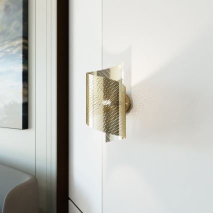Wandleuchte SPIRAL 1xG9/8W/230V golden