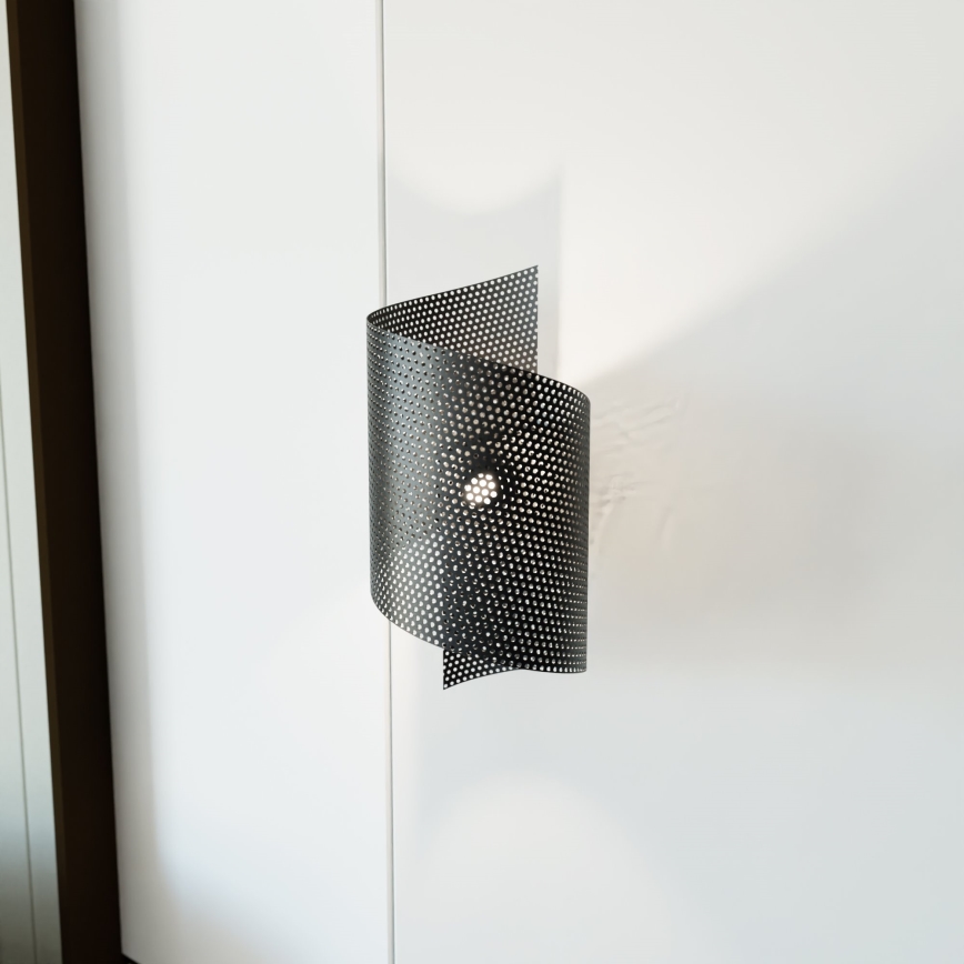 Wandleuchte SPIRAL 1xG9/8W/230V schwarz