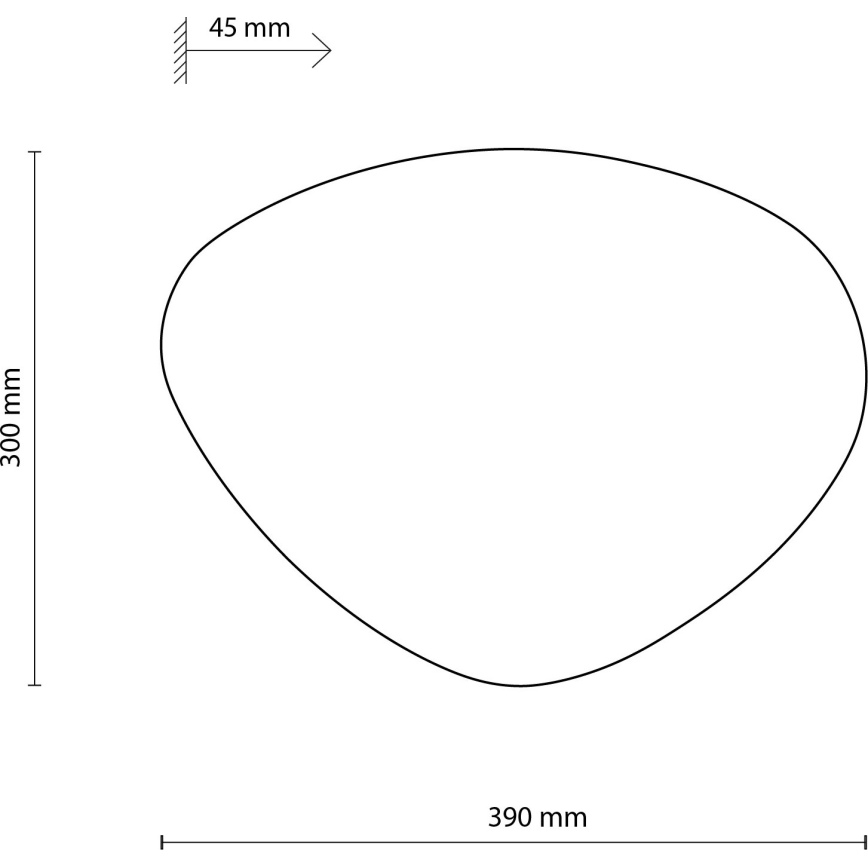 Wandleuchte STONE 2xG9/8W/230V 30x39 cm grün
