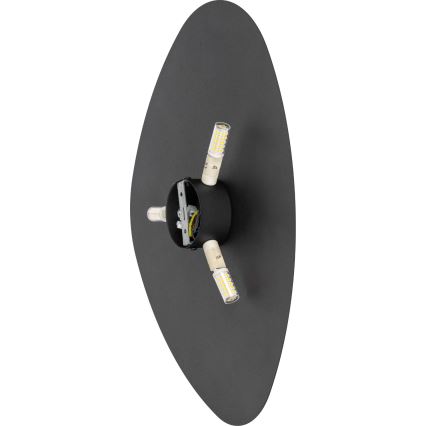 Wandleuchte STONE 3xG9/8W/230V 37x49 cm schwarz